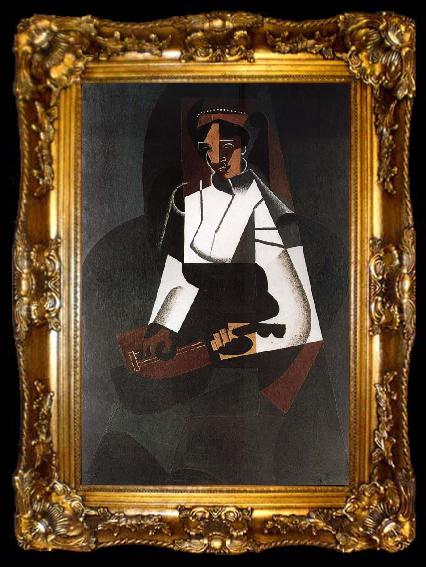framed  Juan Gris Girl, ta009-2